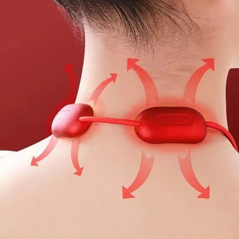📢📢50% OFF !! ⏰Portable Pendant Neck Massager with Heat