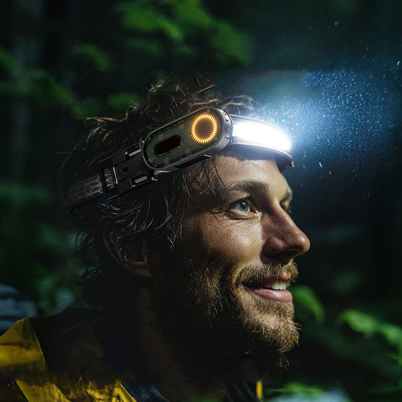 📢📢30% OFF !! ⏰Smart Wave-Induction Outdoor Sports Headlamp