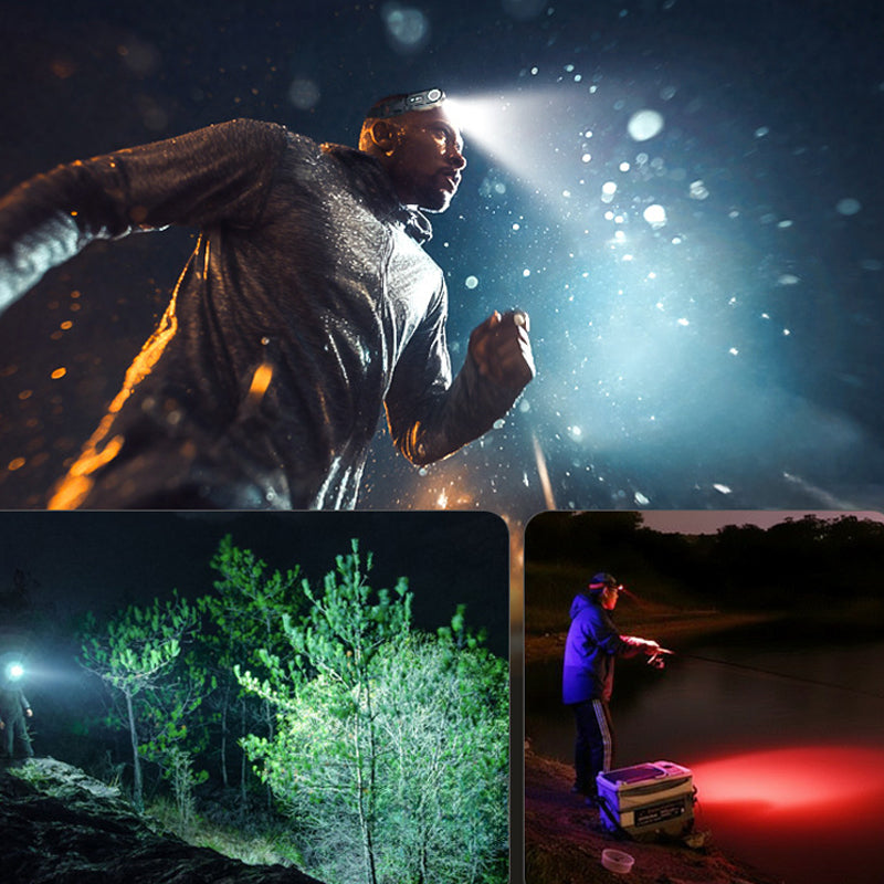 📢📢30% OFF !! ⏰Smart Wave-Induction Outdoor Sports Headlamp