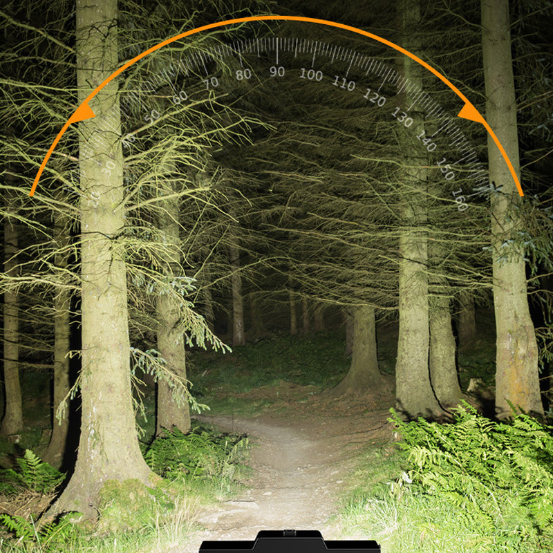 Rechargeable 28-LED Bicycle Headlight with Horn