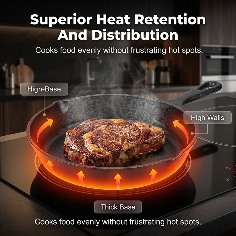 📢📢50% OFF !! ⏰Non-Stick Cast Iron Frying Pan