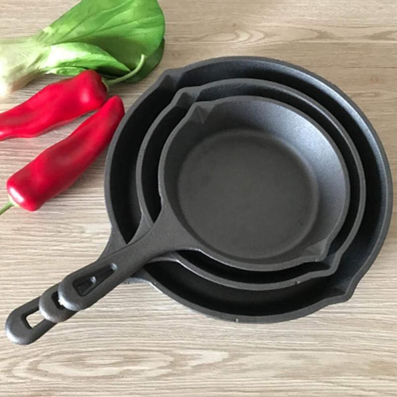 📢📢50% OFF !! ⏰Non-Stick Cast Iron Frying Pan