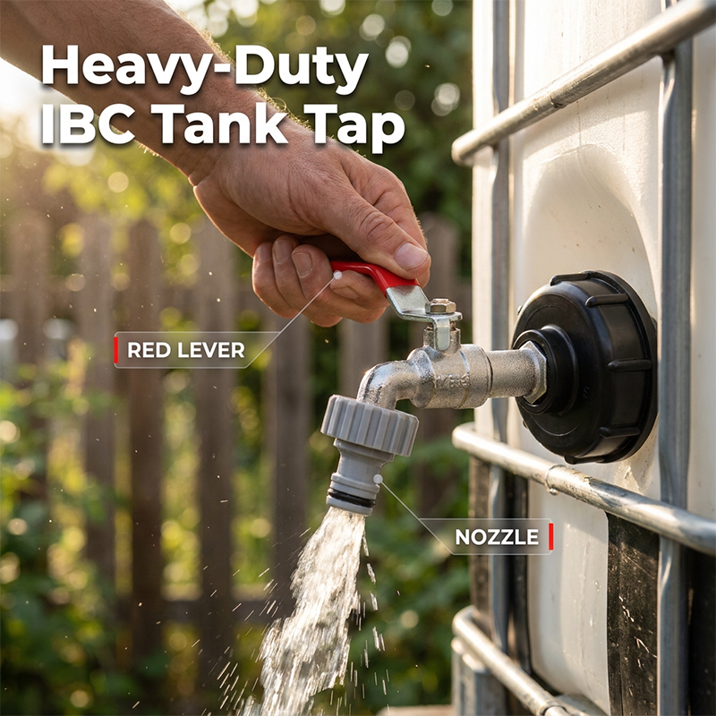 📢📢50% OFF !! ⏰Heavy-Duty Brass Tap for IBC Water Butt Container