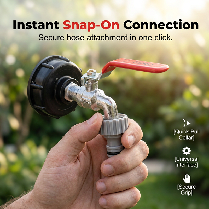 📢📢50% OFF !! ⏰Heavy-Duty Brass Tap for IBC Water Butt Container