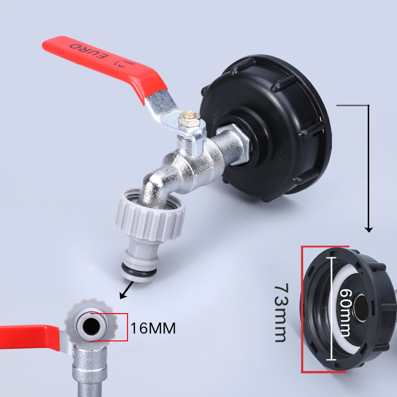 📢📢50% OFF !! ⏰Heavy-Duty Brass Tap for IBC Water Butt Container