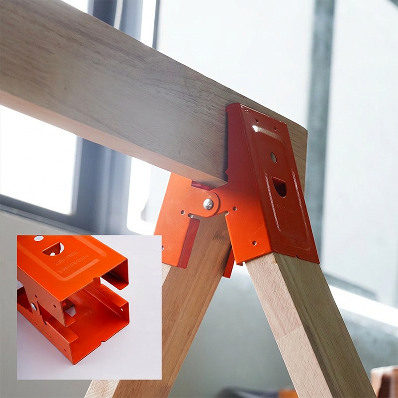📢📢30% OFF !! ⏰Heavy-Duty Sawhorse Bracket with Down Clamp
