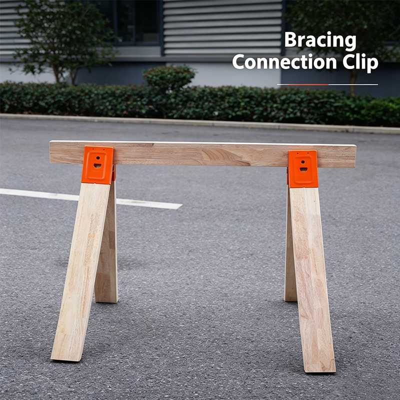 📢📢30% OFF !! ⏰Heavy-Duty Sawhorse Bracket with Down Clamp