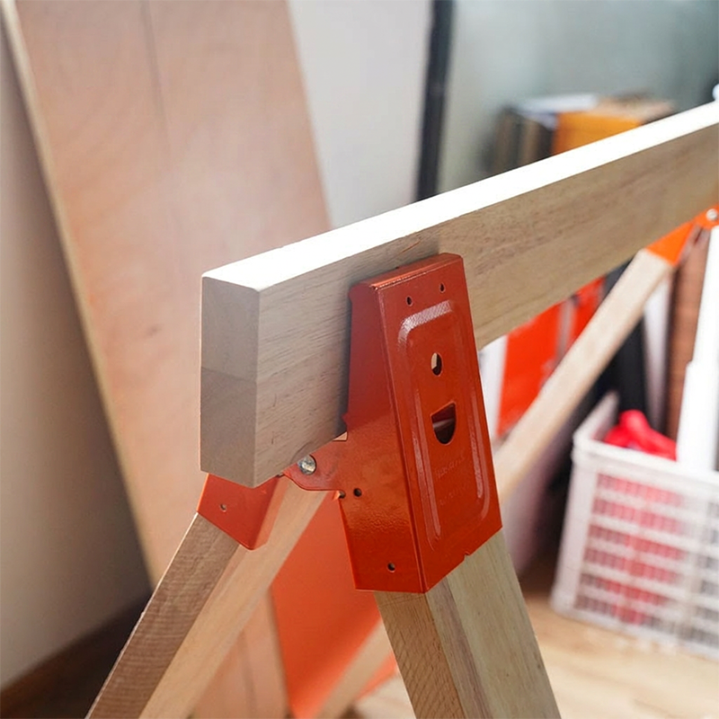 📢📢30% OFF !! ⏰Heavy-Duty Sawhorse Bracket with Down Clamp