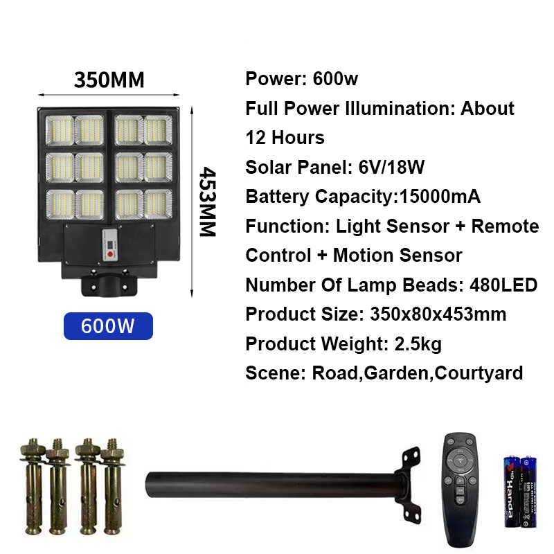 📢📢30% OFF !! ⏰Smart Solar-Powered Street Lamp - Motion Sensor,Remote Control