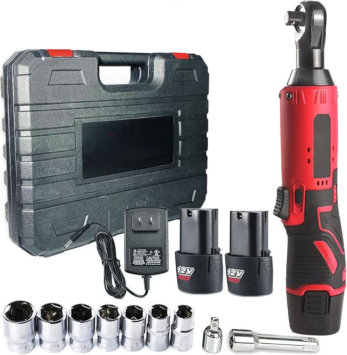 📢📢35% OFF !! ⏰🔒 Wireless Electric Ratchet Wrench Set