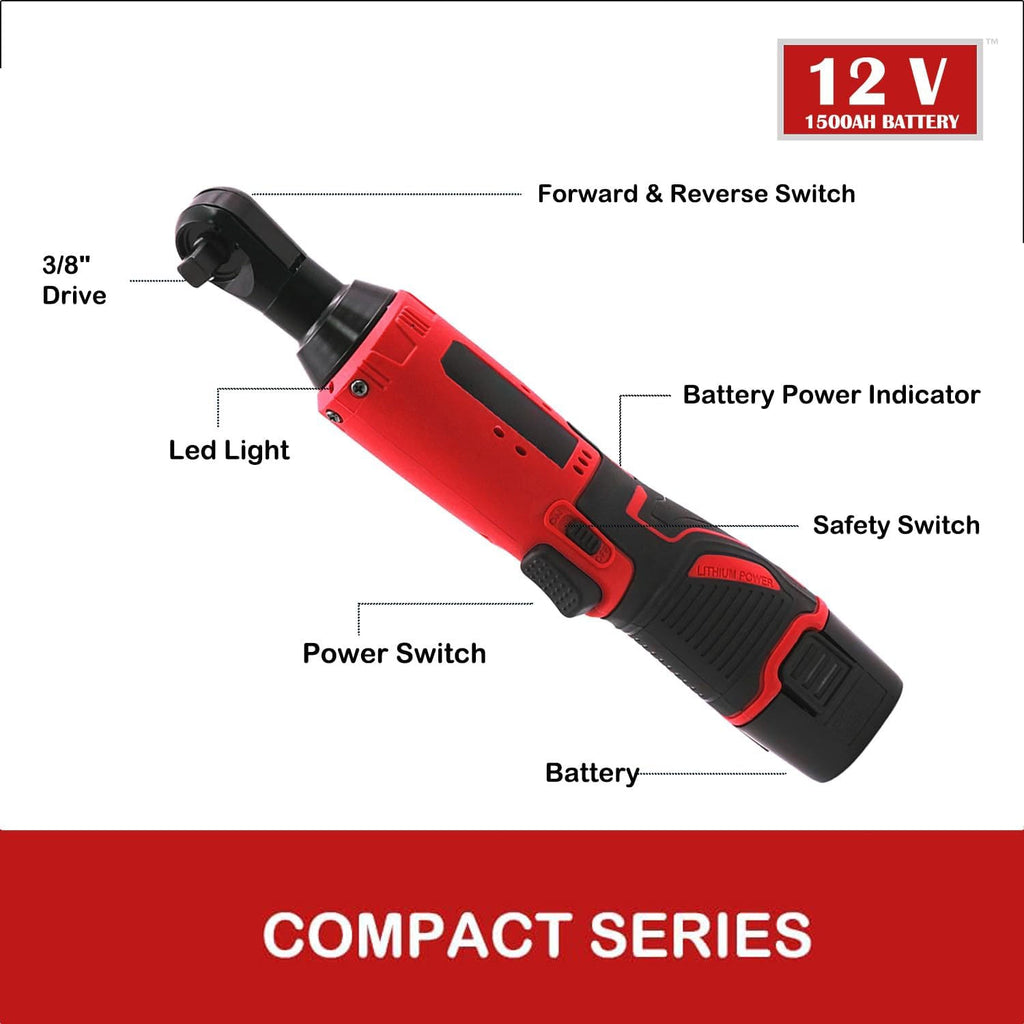 📢📢35% OFF !! ⏰🔒 Wireless Electric Ratchet Wrench Set