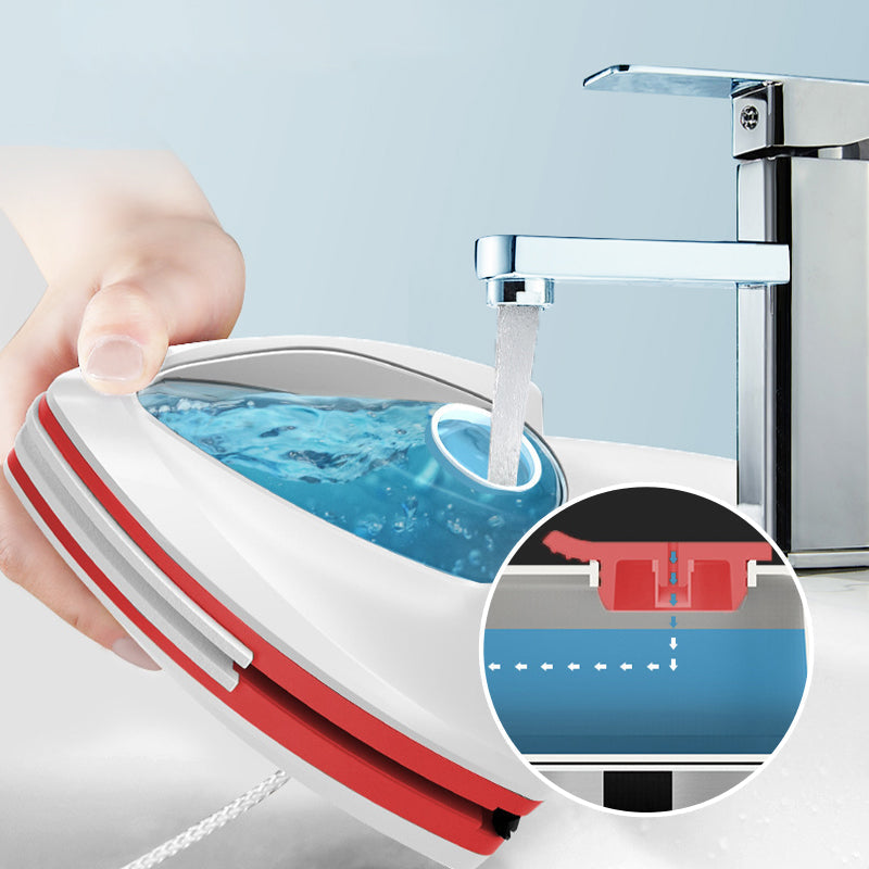 📢📢40% OFF !! ⏰Magnetic Automatic Water Double-layer Glass Window Cleaning Tool