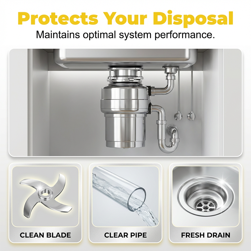 📢📢40% OFF !! ⏰Garbage Disposal Cleaner and Deodorizer Tablets