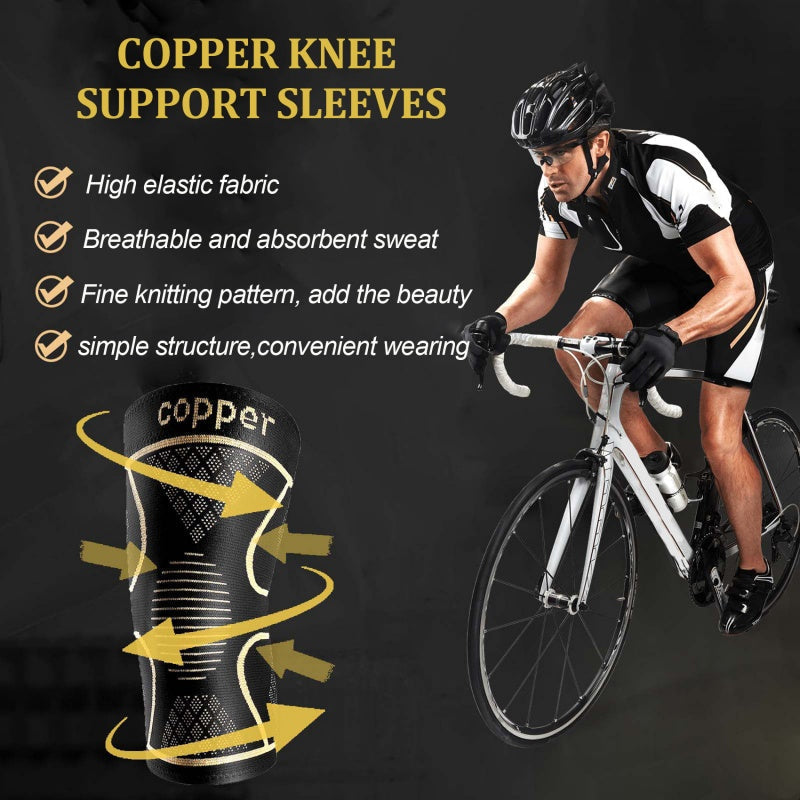 📢📢50% OFF !! ⏰Copper Compression Knee Brace