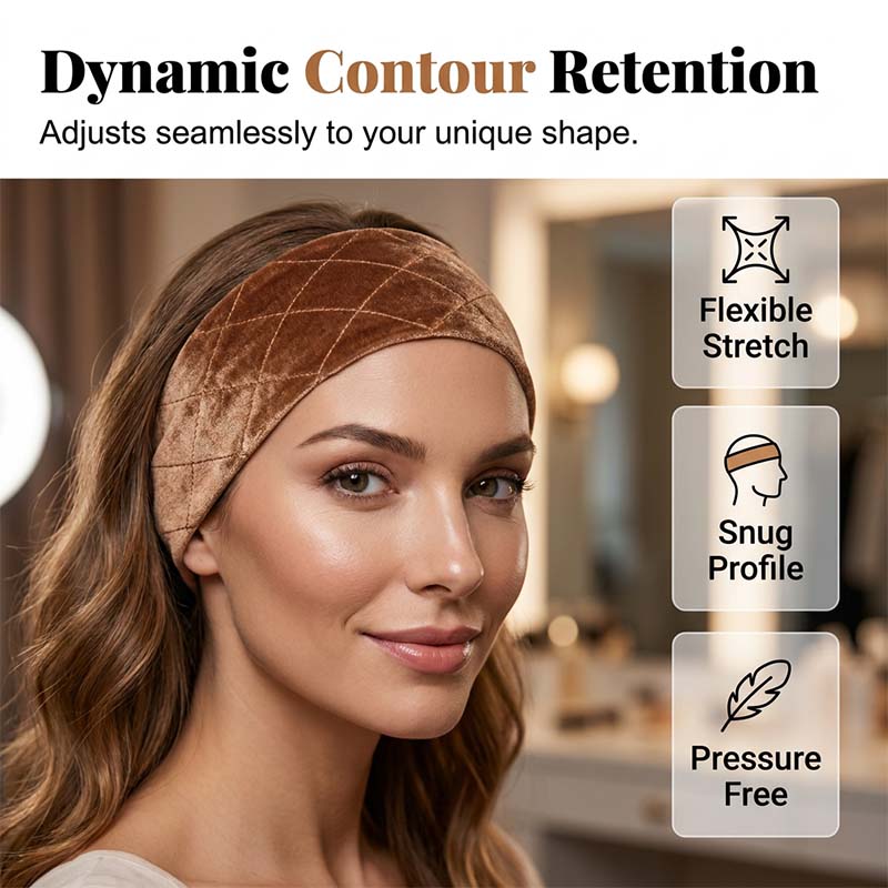 📢📢50% OFF !! ⏰Adjustable Velvet Wig Grip Headband
