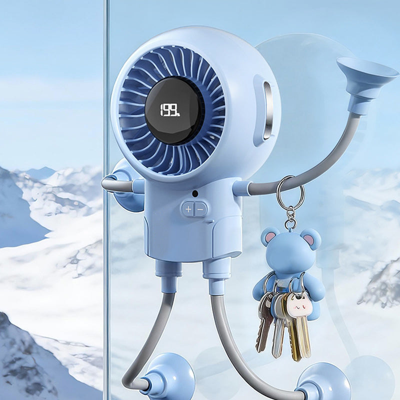 📢📢50% OFF !! ⏰Multi-Functional Robot Fan with Suction Cups