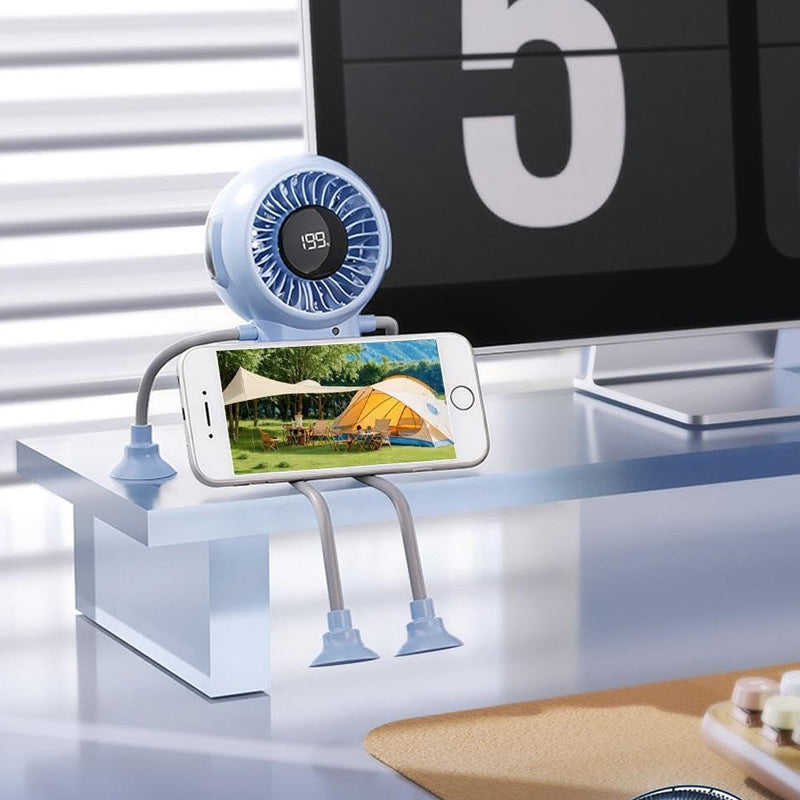 📢📢50% OFF !! ⏰Multi-Functional Robot Fan with Suction Cups