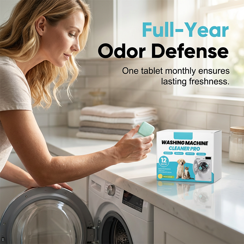 📢📢50% OFF !! ⏰Washing Machine Cleaner Tablets (12-Pack)