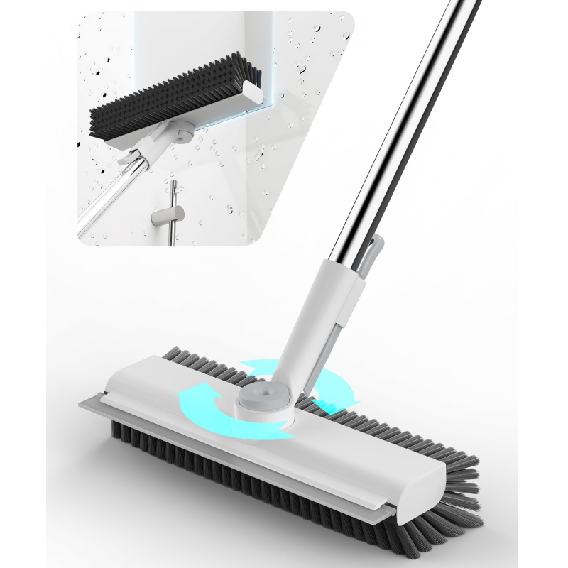 📢📢30% OFF !! ⏰3-in-1 Floor Scrub Brush with Long Handle