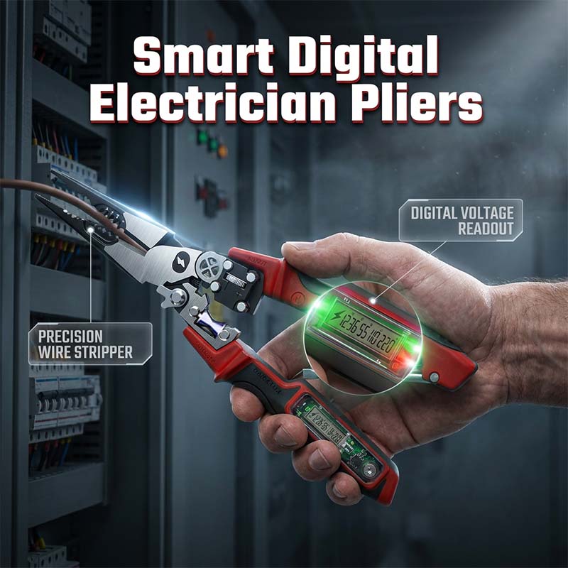 📢📢40% OFF !! ⏰Multifunctional Digital Electrician's Pliers
