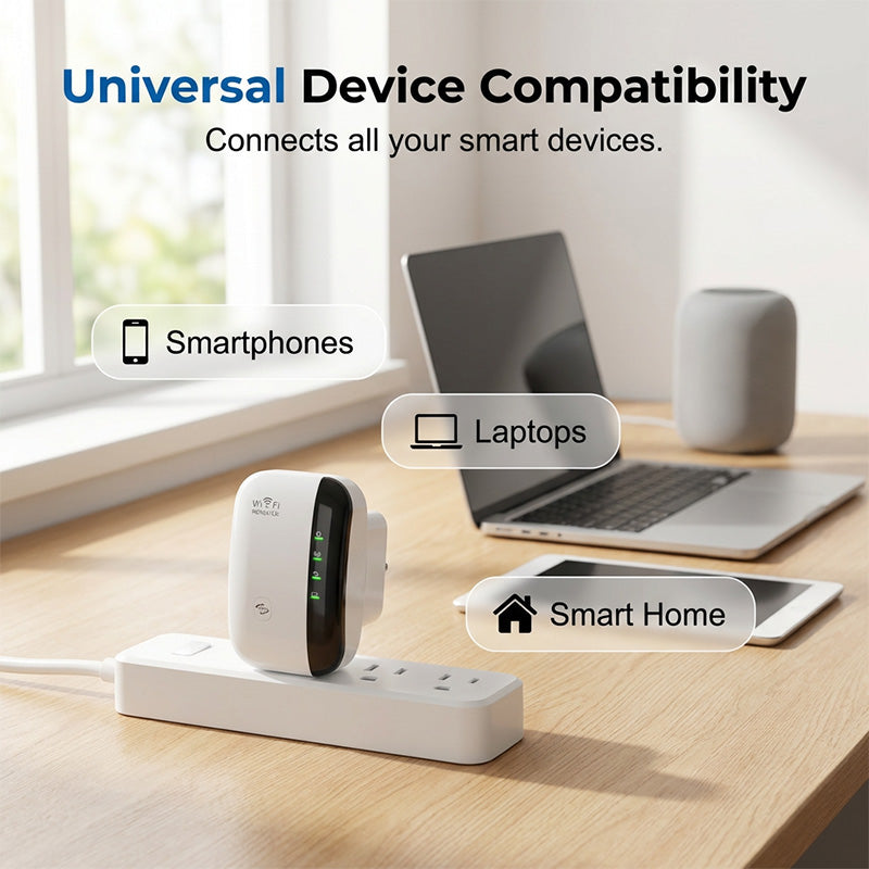 📢📢50% OFF !! ⏰300Mbps Wi-Fi Repeater & Signal Booster