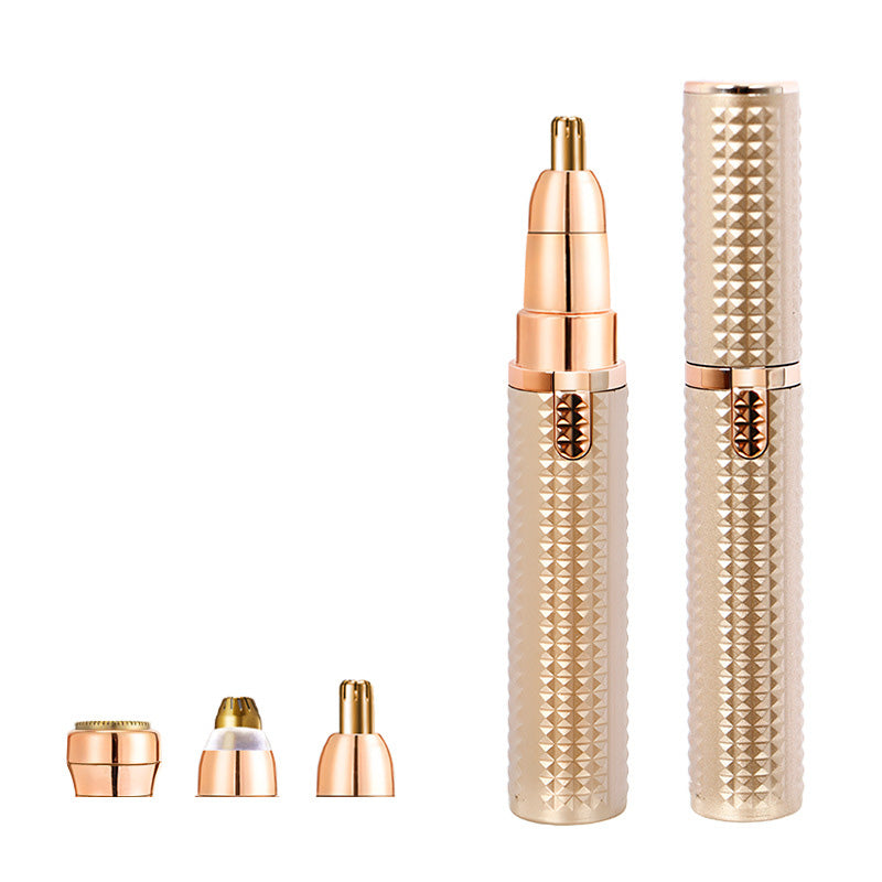📢📢50% OFF !! ⏰3-in-1 Electric Eyebrow Trimmer – Interchangeable Heads for Brows, Face, and Detail Trimming – Ideal for Men and Women, Keeps You Groomed Anywhere, Anytime