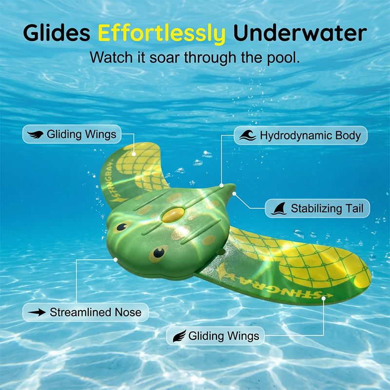 📢📢50% OFF !! ⏰Water-Powered Manta Ray Toy