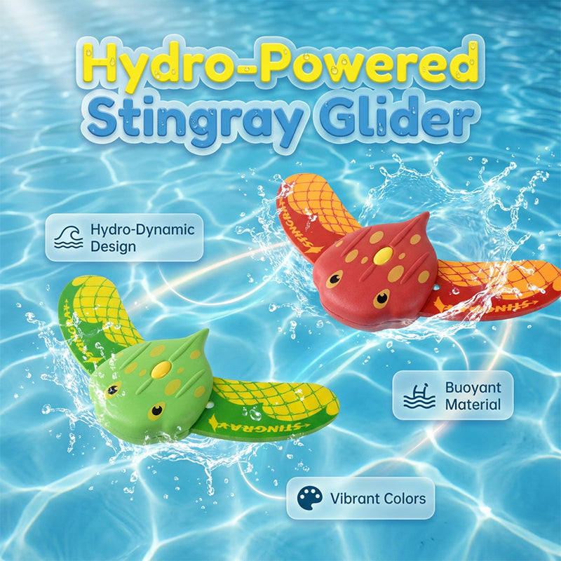 📢📢50% OFF !! ⏰Water-Powered Manta Ray Toy