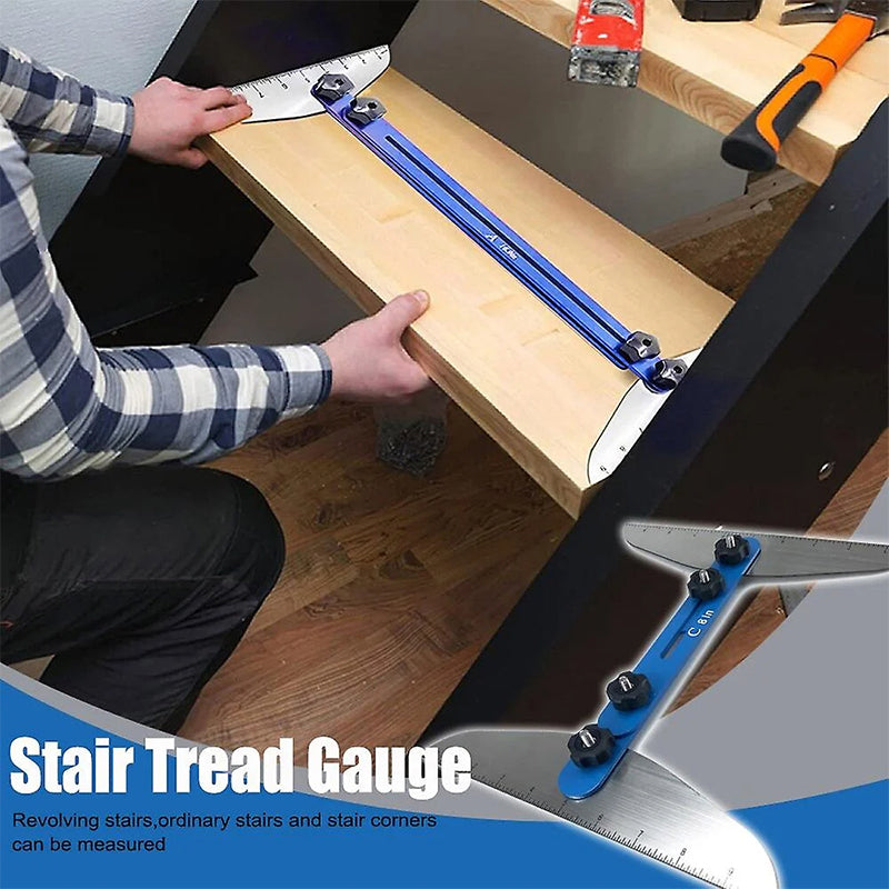 📢📢40% OFF !! ⏰Stair Treads Gauge Template Tool