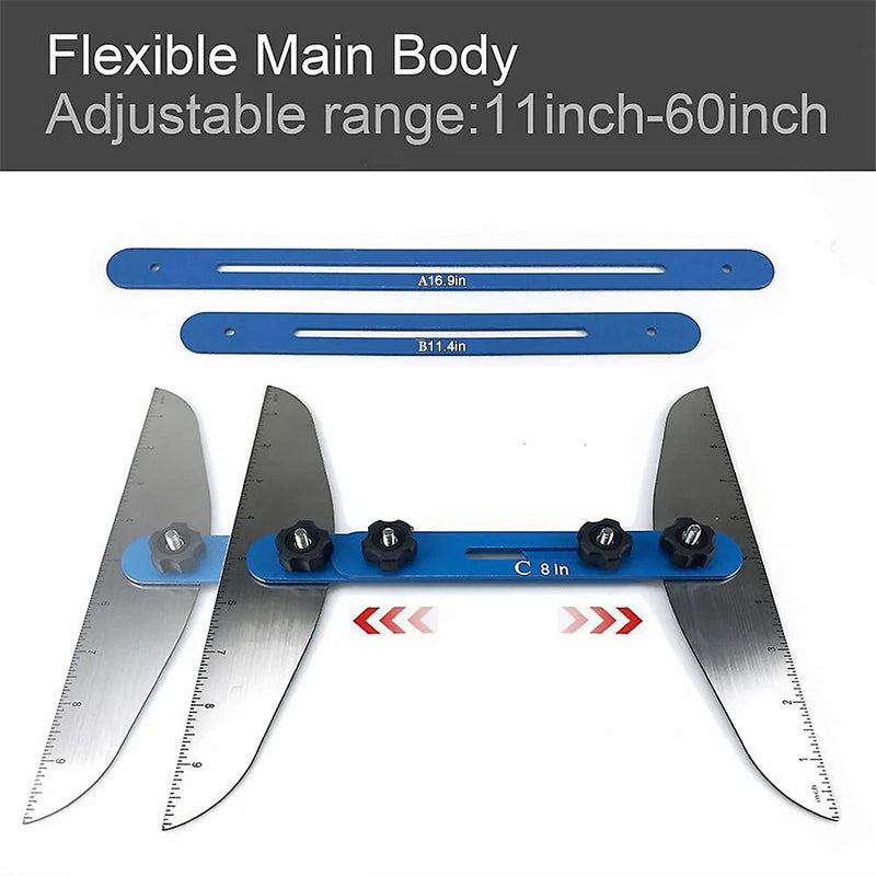 📢📢40% OFF !! ⏰Stair Treads Gauge Template Tool