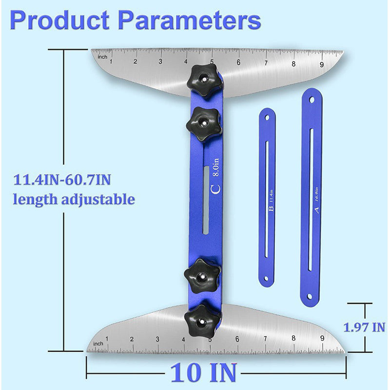 📢📢40% OFF !! ⏰Stair Treads Gauge Template Tool