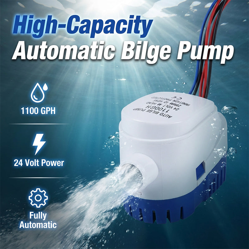 📢📢40% OFF !! ⏰Automatic Submersible Bilge Pump