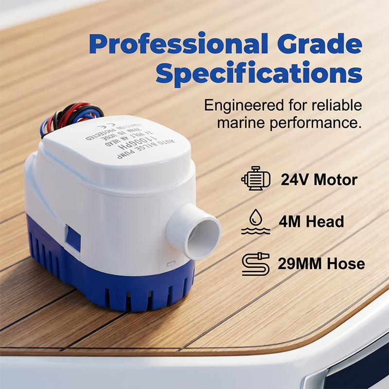 📢📢40% OFF !! ⏰Automatic Submersible Bilge Pump