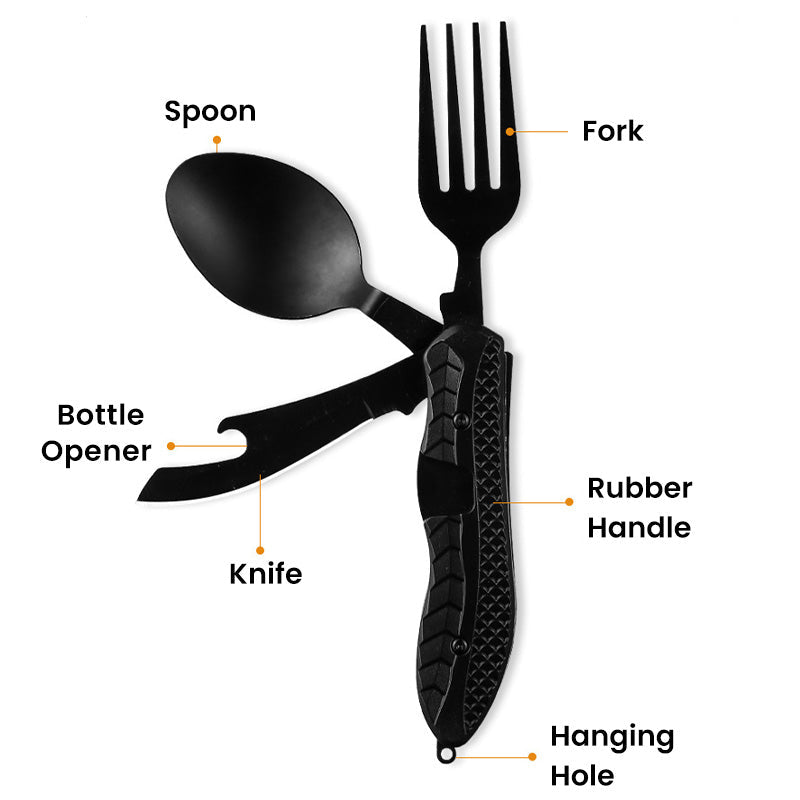 📢📢50% OFF !! ⏰ 4-In-1 Outdoor Folding Multifunctional Tableware