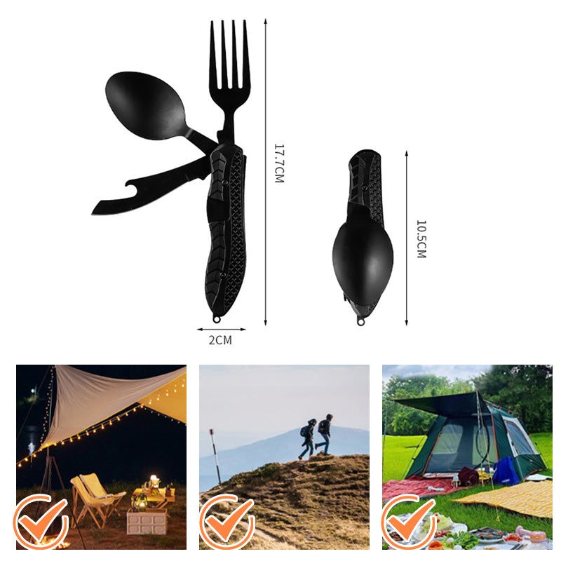 📢📢50% OFF !! ⏰ 4-In-1 Outdoor Folding Multifunctional Tableware