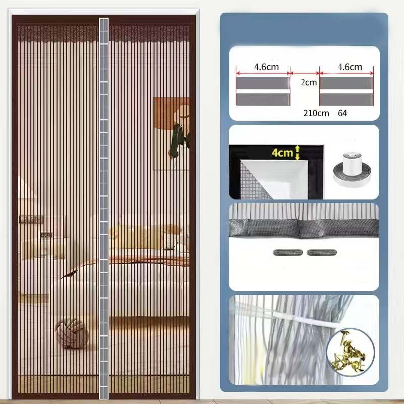 Heavy-Duty Magnetic Screen Door