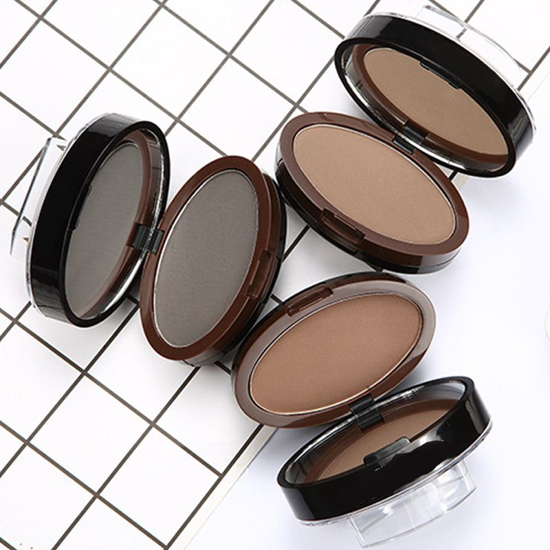 💄50% OFF NOW ! 🖌️2-Color Waterproof Eyebrow Stamp Powder Kit, Smudge-Proof Quick Natural Full Brow Makeup with Dual-End Brush