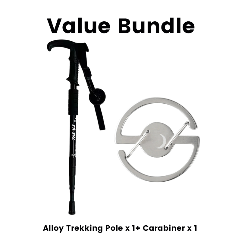 📢📢50% OFF !! ⏰Adjustable Aluminum Alloy Trekking Pole