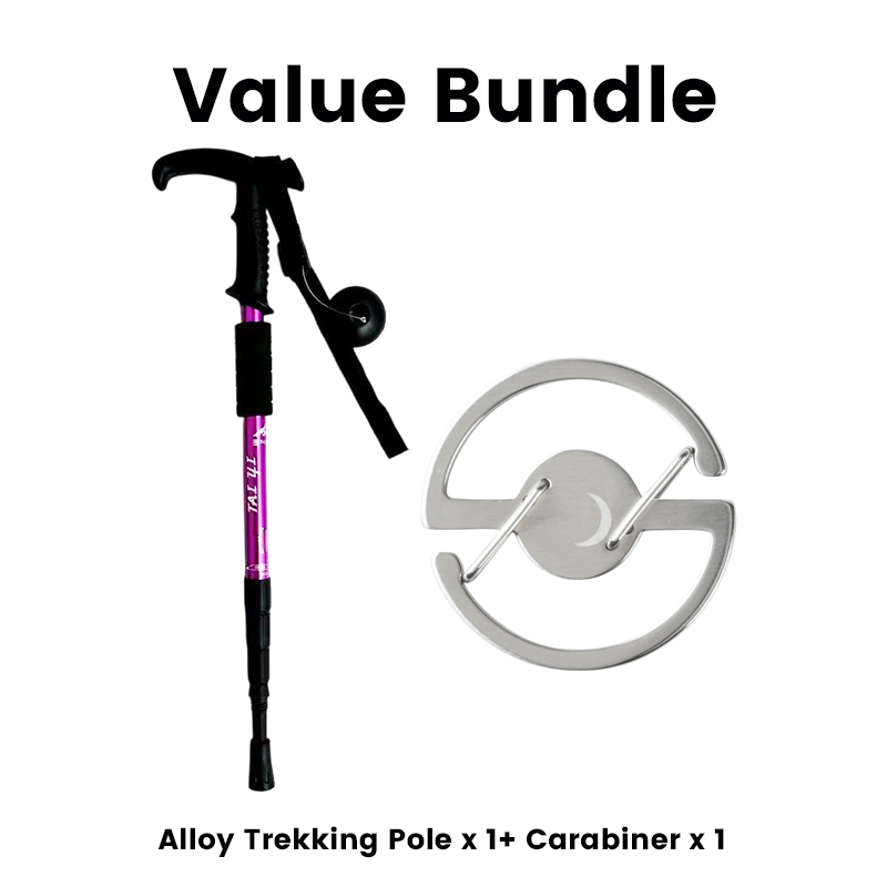 📢📢50% OFF !! ⏰Adjustable Aluminum Alloy Trekking Pole