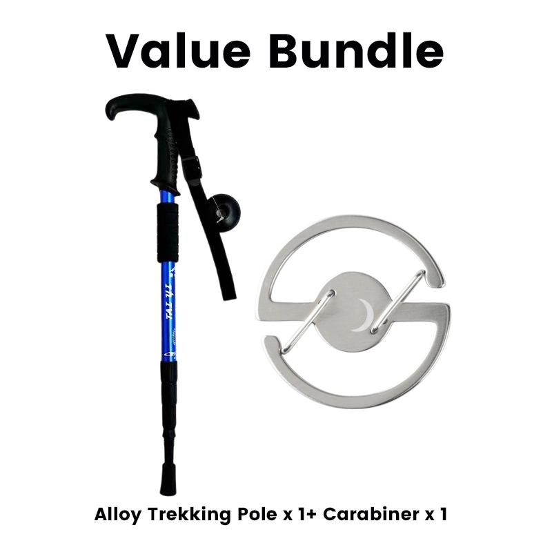 📢📢50% OFF !! ⏰Adjustable Aluminum Alloy Trekking Pole