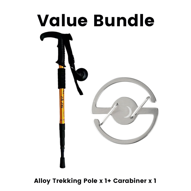 📢📢50% OFF !! ⏰Adjustable Aluminum Alloy Trekking Pole