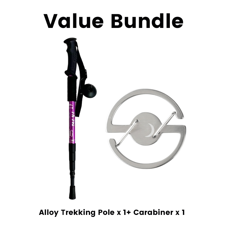 📢📢50% OFF !! ⏰Adjustable Aluminum Alloy Trekking Pole