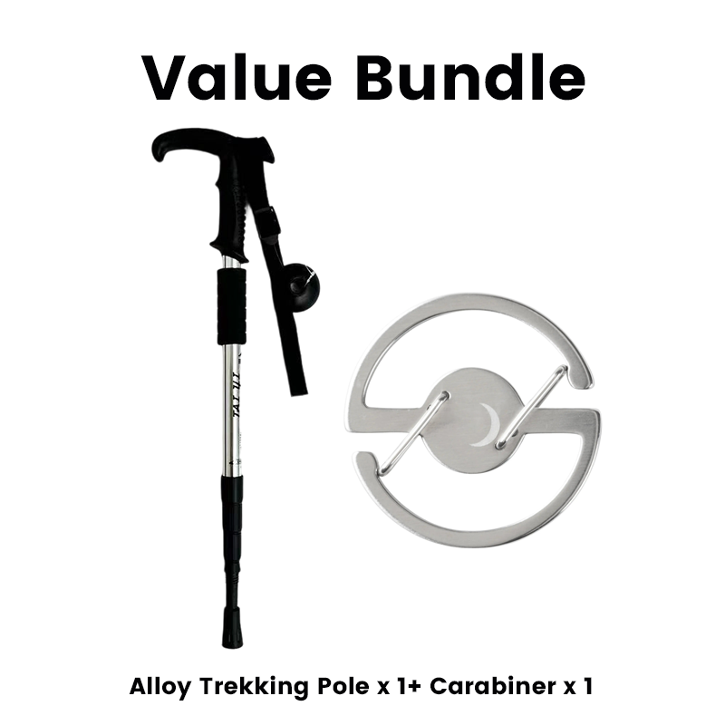 📢📢50% OFF !! ⏰Adjustable Aluminum Alloy Trekking Pole