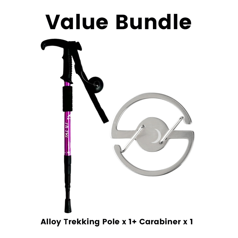 📢📢50% OFF !! ⏰Adjustable Aluminum Alloy Trekking Pole