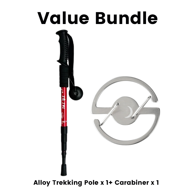 📢📢50% OFF !! ⏰Adjustable Aluminum Alloy Trekking Pole