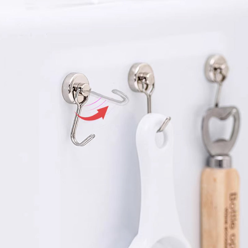 📢📢50% OFF !! ⏰Punch-Free Strong 360° Swing Magnetic Hanging Hooks