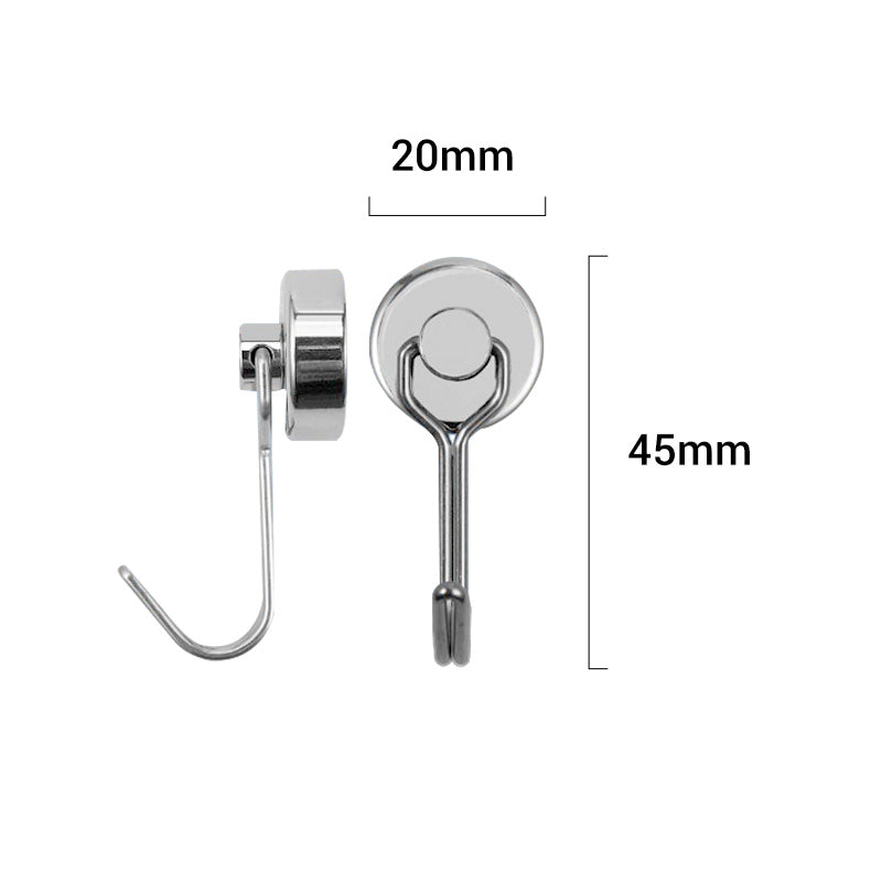 📢📢50% OFF !! ⏰Punch-Free Strong 360° Swing Magnetic Hanging Hooks