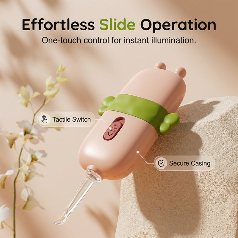📢📢50% OFF !! ⏰Children's Safety Visible Ear Scoop with Belt Light