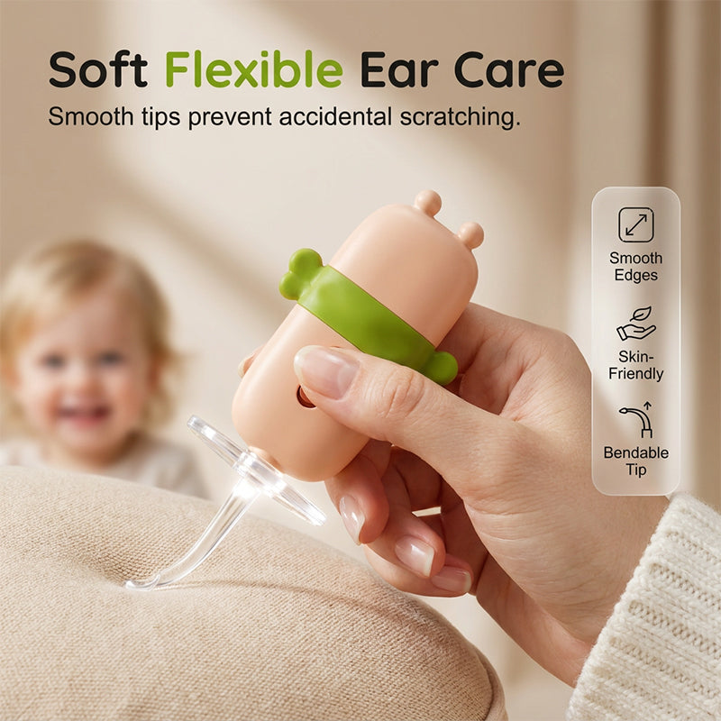 📢📢50% OFF !! ⏰Children's Safety Visible Ear Scoop with Belt Light