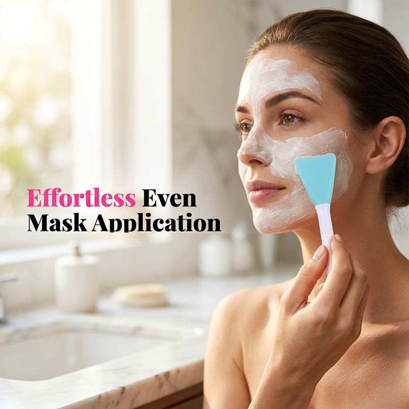 📢📢50% OFF !! ⏰Dual-Ended Silicone Face Mask Applicator Brush
